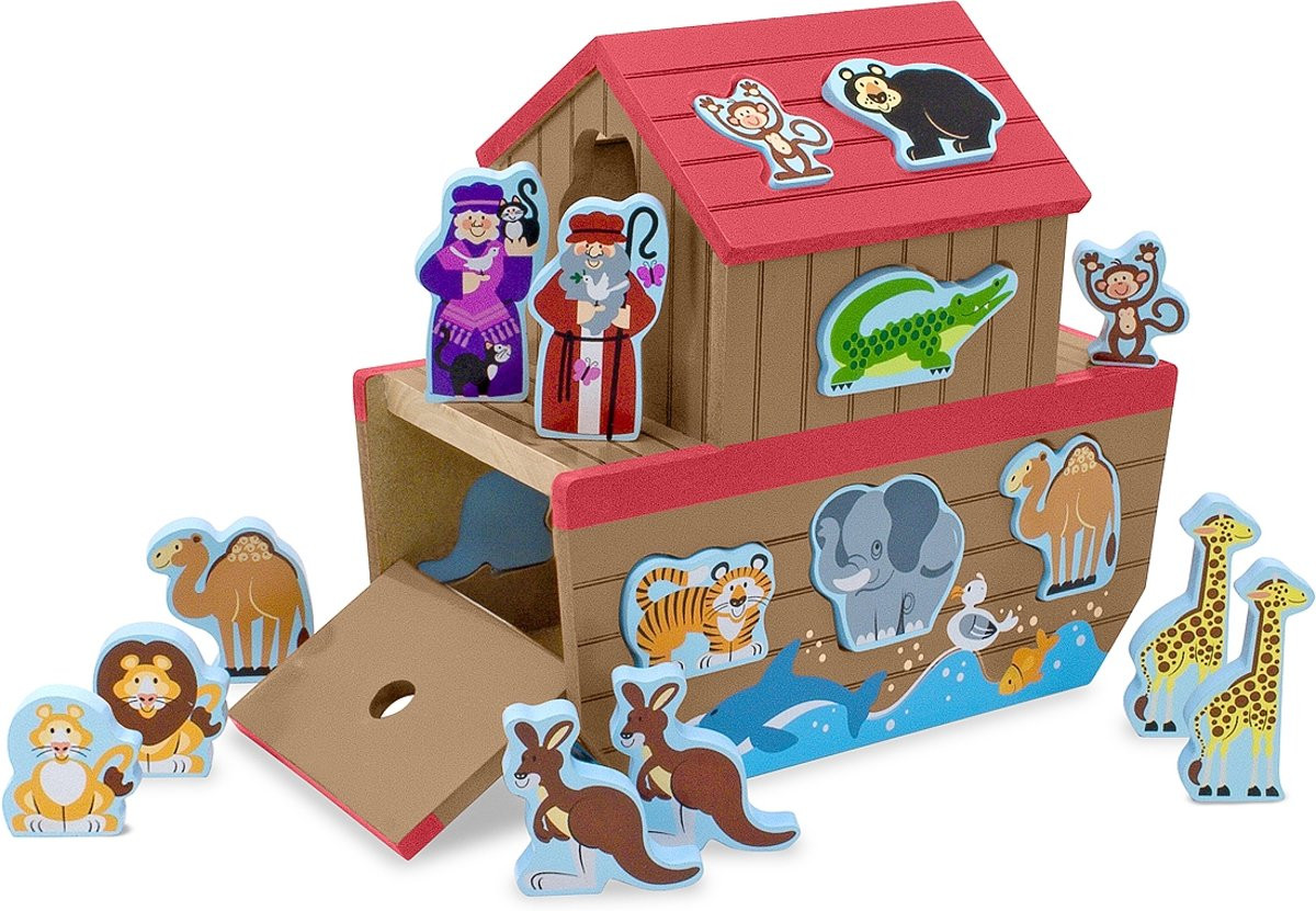 Melissa & Doug - Noah's Vormen Sorteer Ark