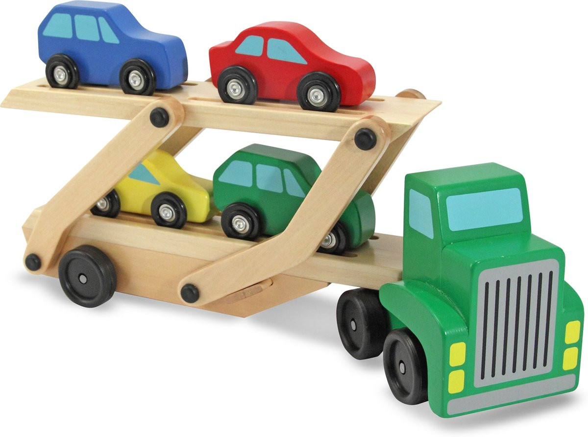 Melissa & Doug - Houten Auto Oplegger