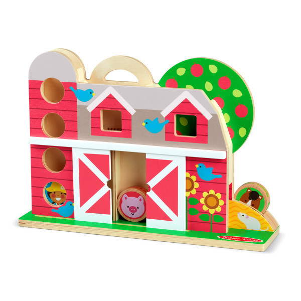 Melissa & Doug - Safari Popenkastpoppen (6 stuks)