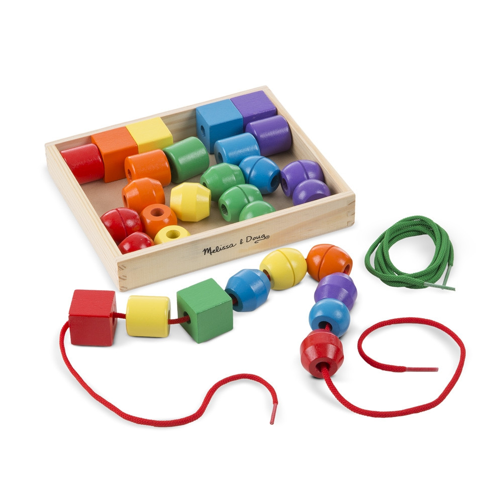 Melissa & Doug - Extra Grote Rijgkralen