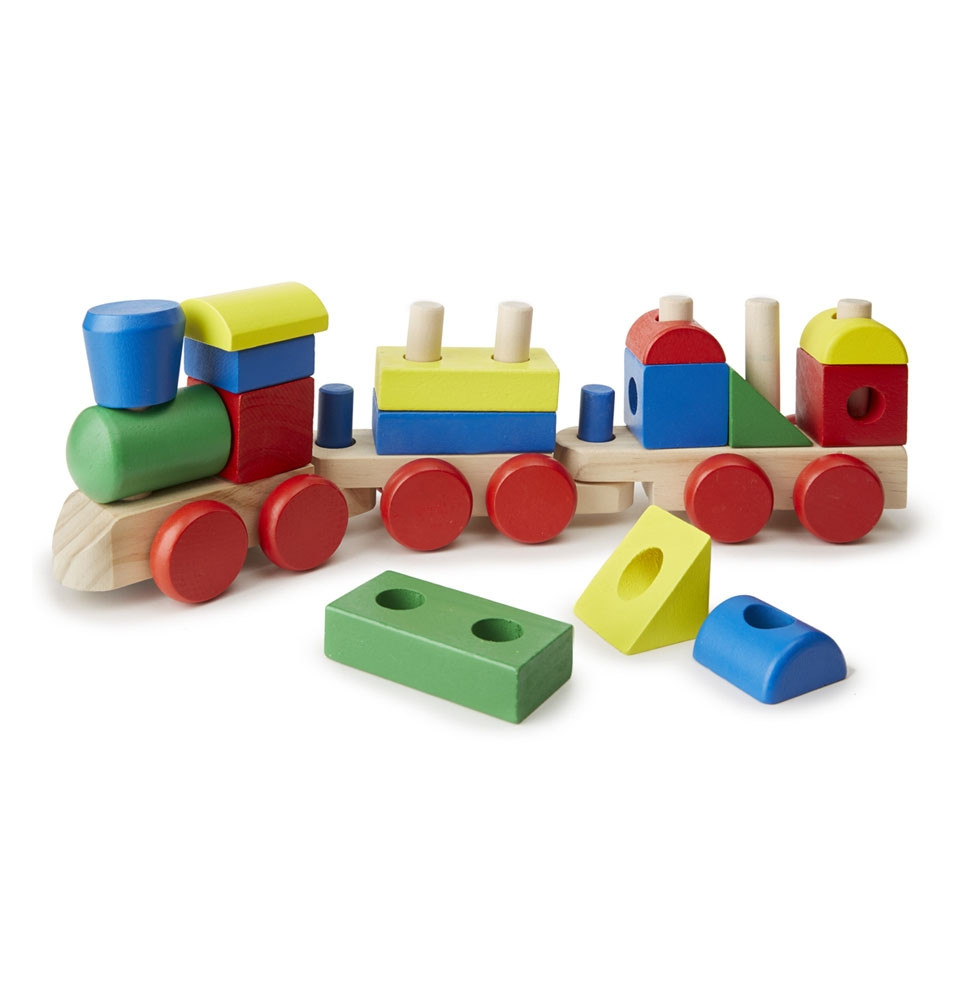Melissa & Doug - Houten Stapeltrein