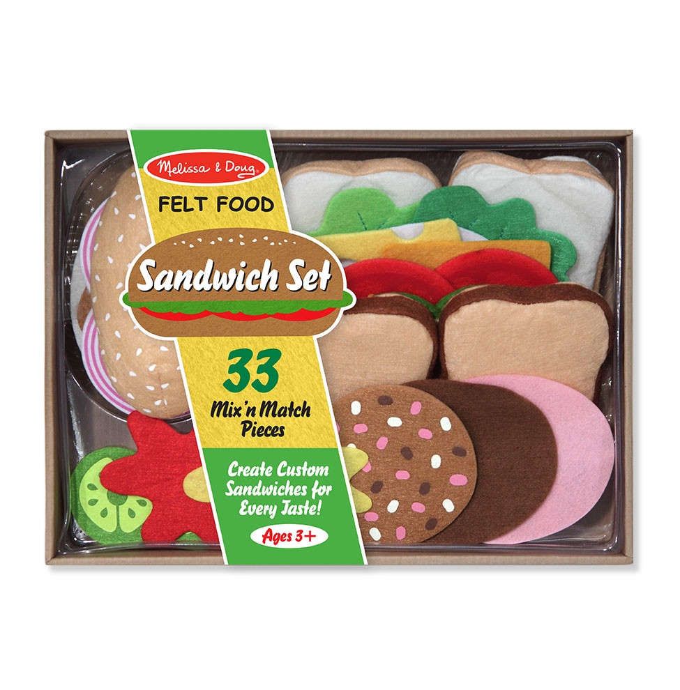 Melissa & Doug - Voedsel Sandwichset van Vilt 