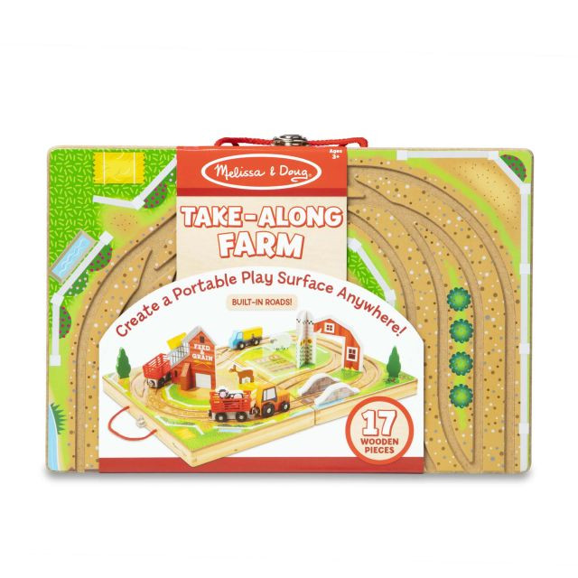 Melissa & Doug - Houten Meeneem Boerderijrails