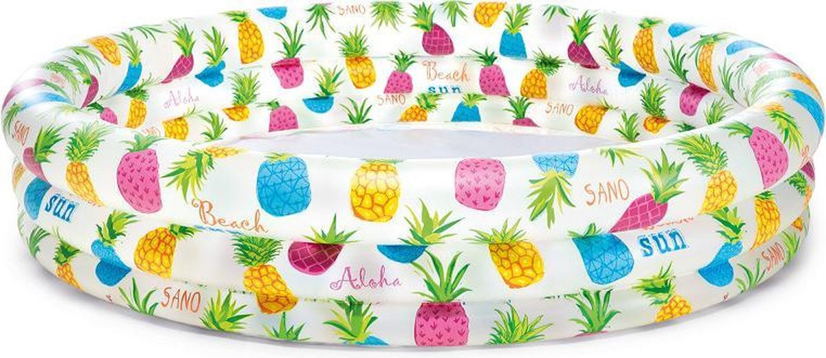 Intex Kinderzwembad Ananas - 132x132x28cm