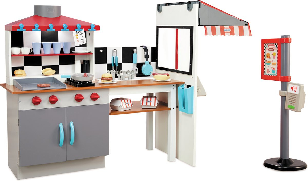 Little Tikes Wood American Drive Thru Diner - Restaurant