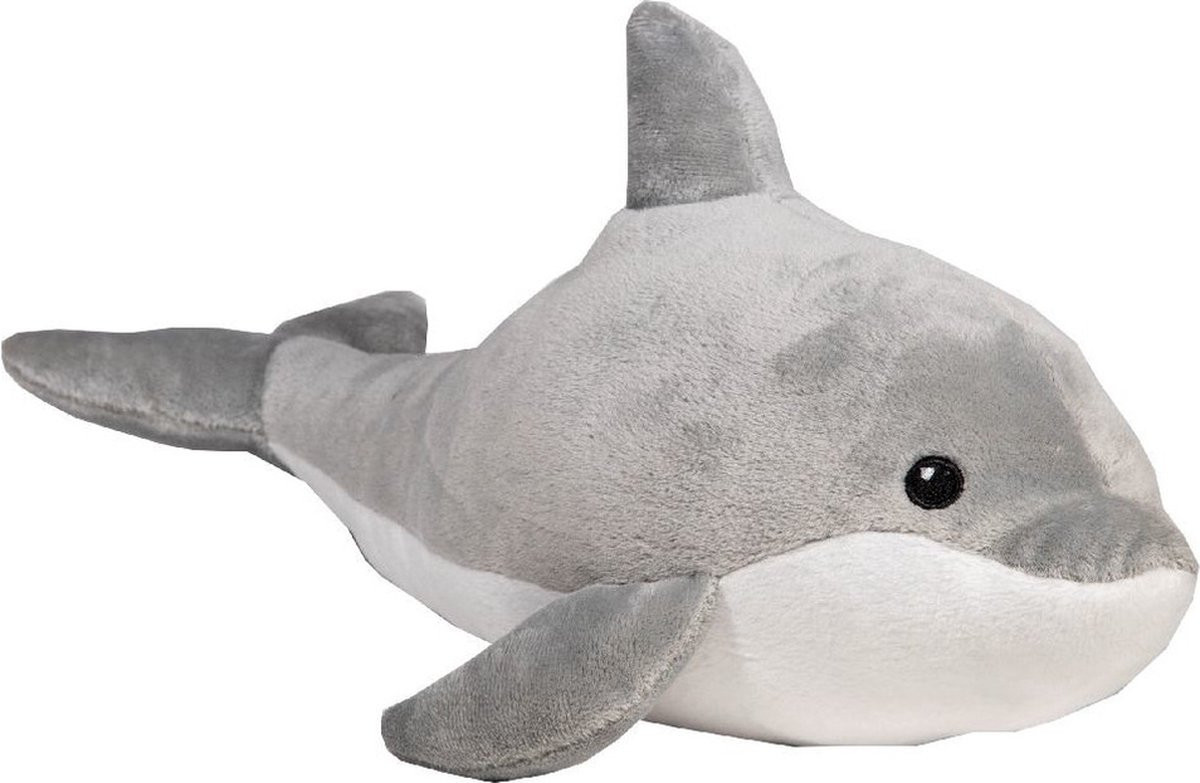 8712051087450 - Pet Friends - Pluche knuffel dolfijn grijs 40 cm