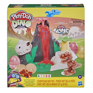 5010993884803 - Play-Doh Dino Crew Lava Bones Island