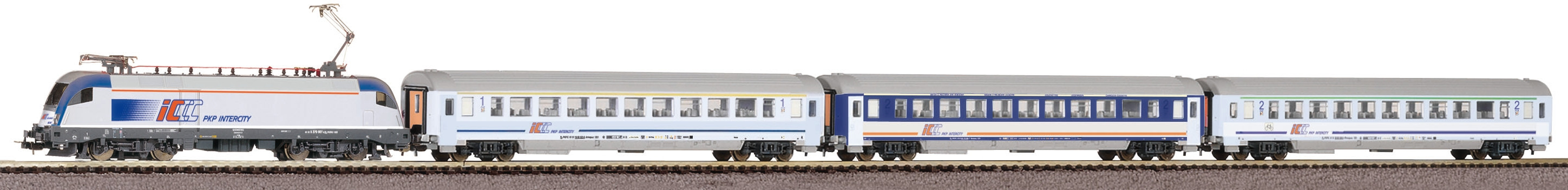 Piko Trein H0 Startset - E-Lok Taurus met 3 IC personenrijtuigen (97931)