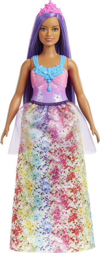 0194735055890 - Barbie Dreamtopia - Barbiepop - Prinses met paars haar