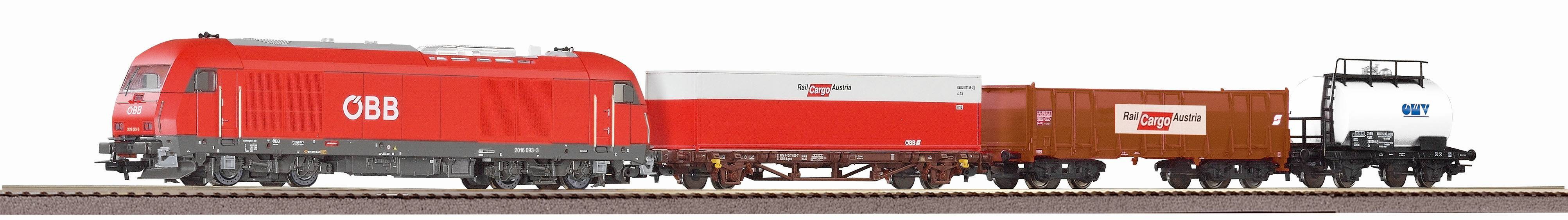 Piko Modelspoor H0 Startset - Herkules ÖBB met 3 goederenwagons (97948)