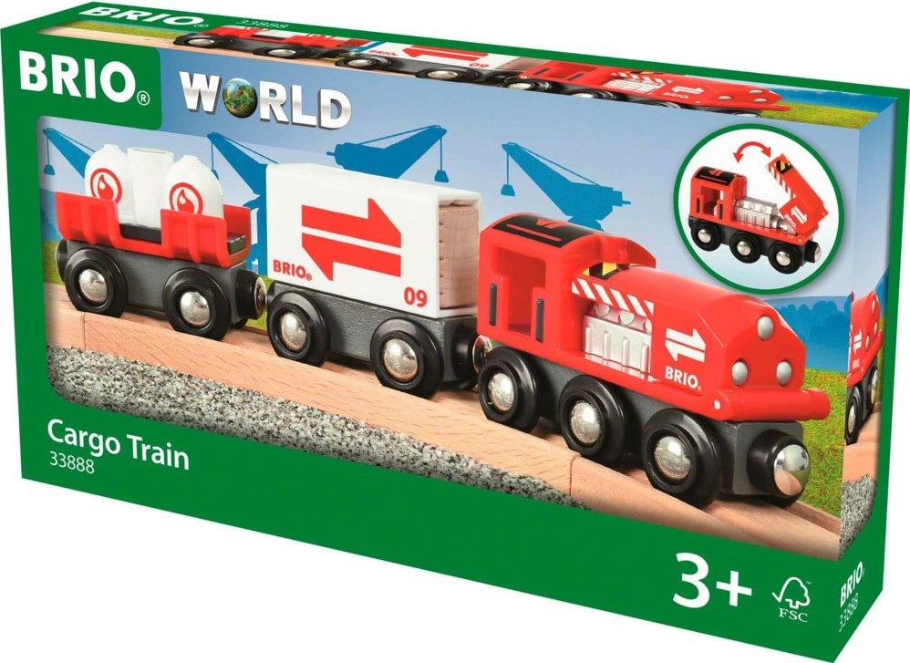 BRIO Rode Goederentrein - 33888