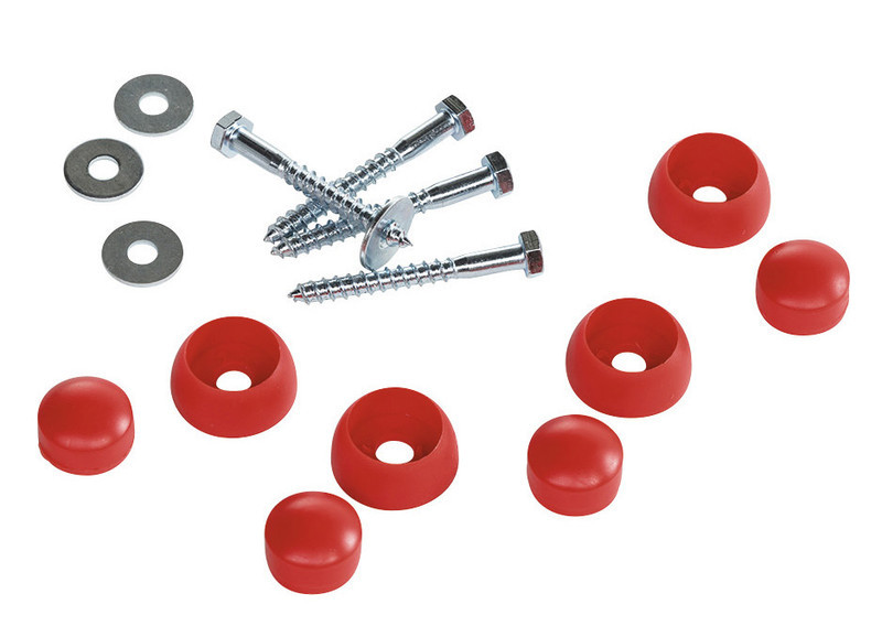 Bevestigingset voor duikelstang - rood