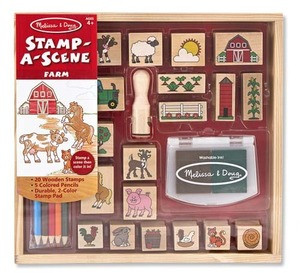 Melissa & Doug - Stempeltaferelen Boerderij (18592)