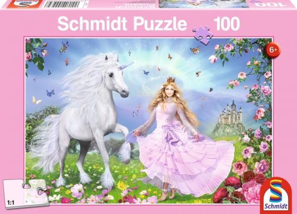 Schmidt - Prinses en de Eenhoorn - Legpuzzel (100)