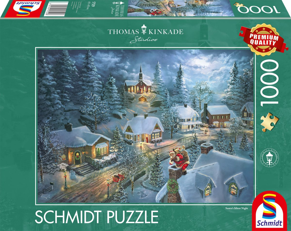 Thomas Kinkade - Santas Silent Night (1000) Thomas Kinkade - Santas Silent Night (1000)