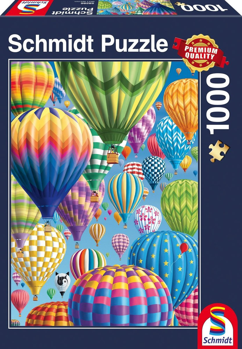 Schmidt - Bonte Ballonen in de lucht (1000) - Puzzel