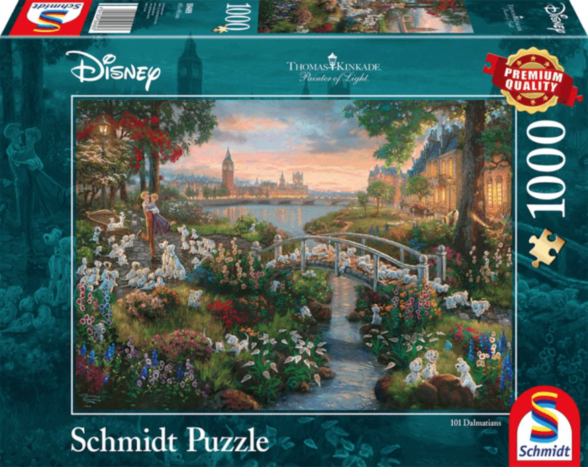 Thomas Kinkade - Disney 101 Dalmatiërs - Puzzle (1000)