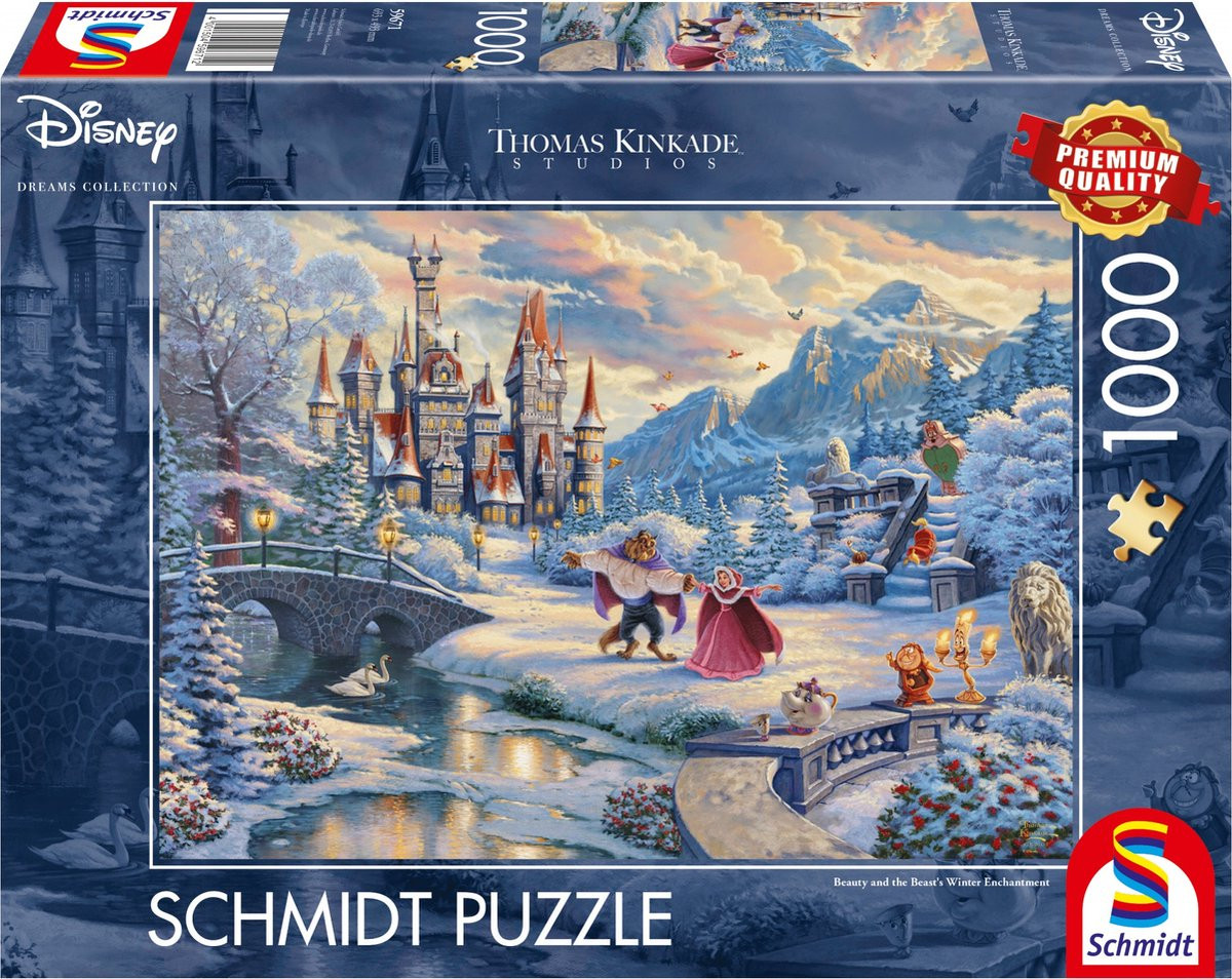 Schmidt - Disney Belle en het Beest in de sneeuw - (1000) Schmidt - Disney Belle en het Beest in de sneeuw - (1000)