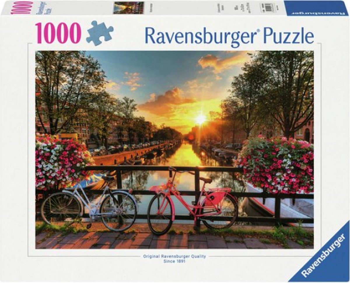 Ravensburger Puzzel - Fietsen in Amsterdam (1000)