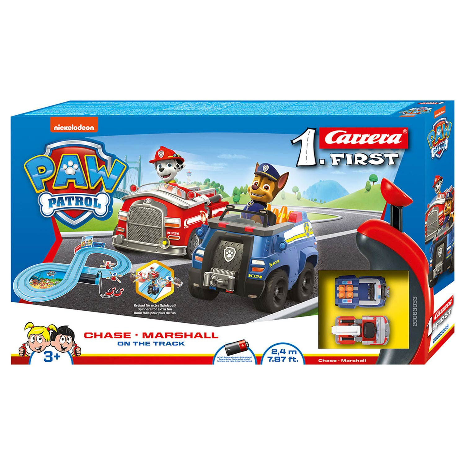 Carrera First Racebaan Paw Patrol - On the Track