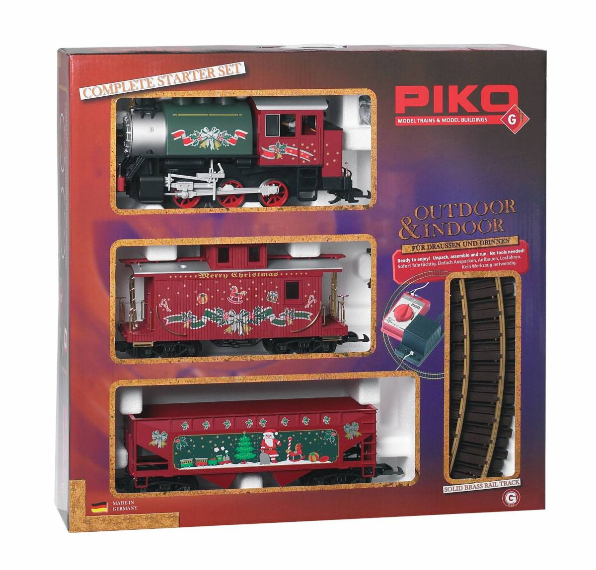 Piko XXL Kersttrein Startset G Spoor (geschikt voor binnen én buiten)