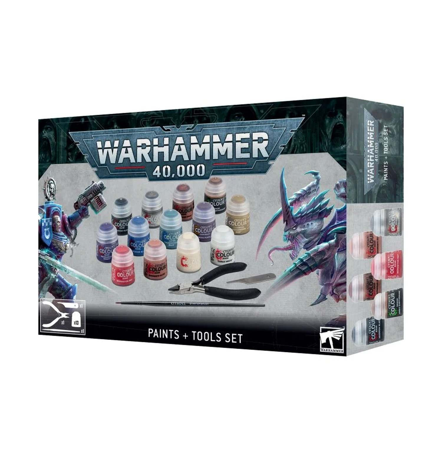 Warhammer 40K - Paints + Tools (60-12) - box