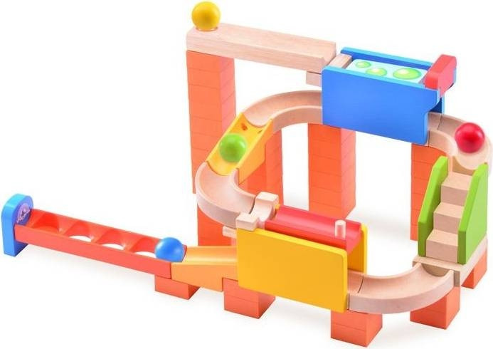 Wonderworld - Houten Knikkerbaan - 2 Ways Flipper Wonderworld - Houten Knikkerbaan - 2 Ways Flipper