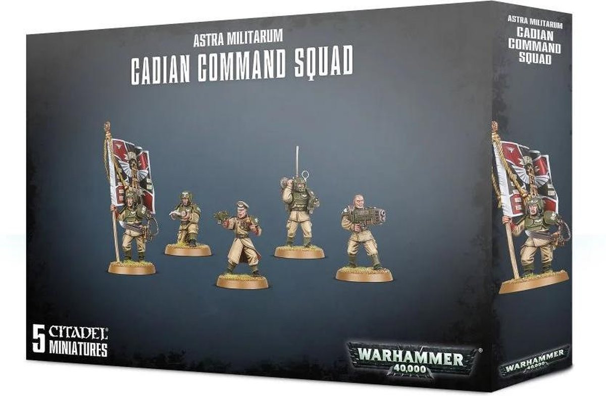 Warhammer 40K - Astra Militarum - Cadian Command Squad (47-09)