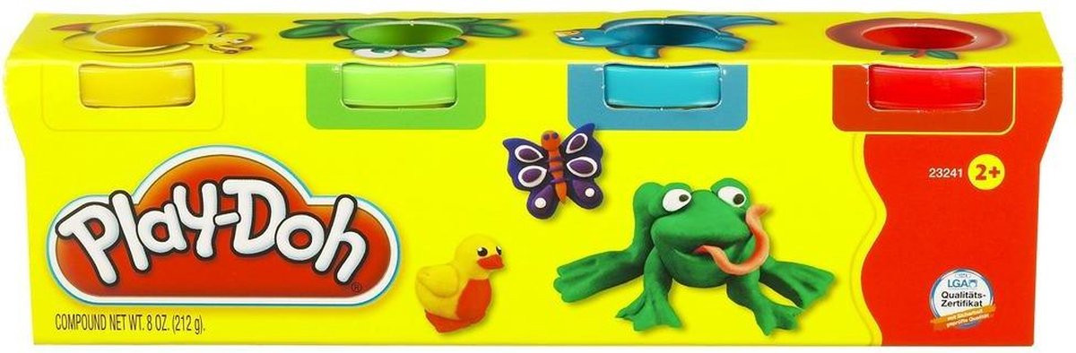 Play-Doh 4 Mini Potjes Klei - 226 gram 