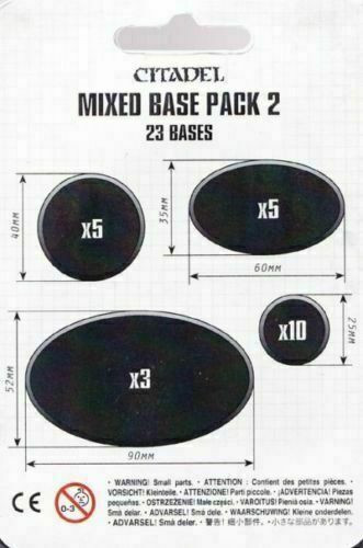 Games Workshop - Citadel Mixed Base Pack 2  (66-20)