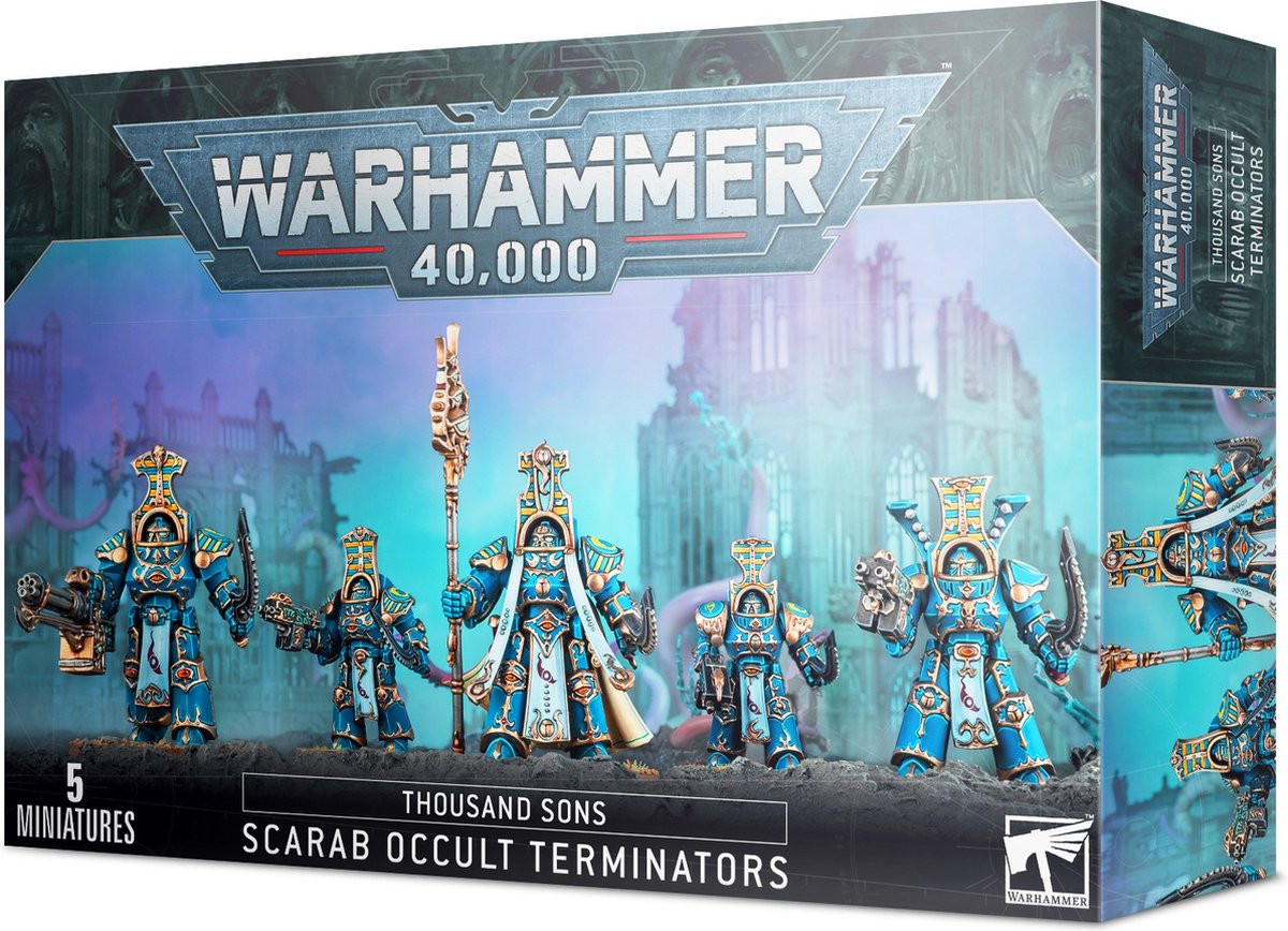 Warhammer 40K - Thousand Sons - Scarab Occult Terminators (43-36) Warhammer 40K - Thousand Sons - Scarab Occult Terminators (43-36)