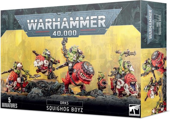 Warhammer 40K - Orks - Squighog Boyz (50-54)