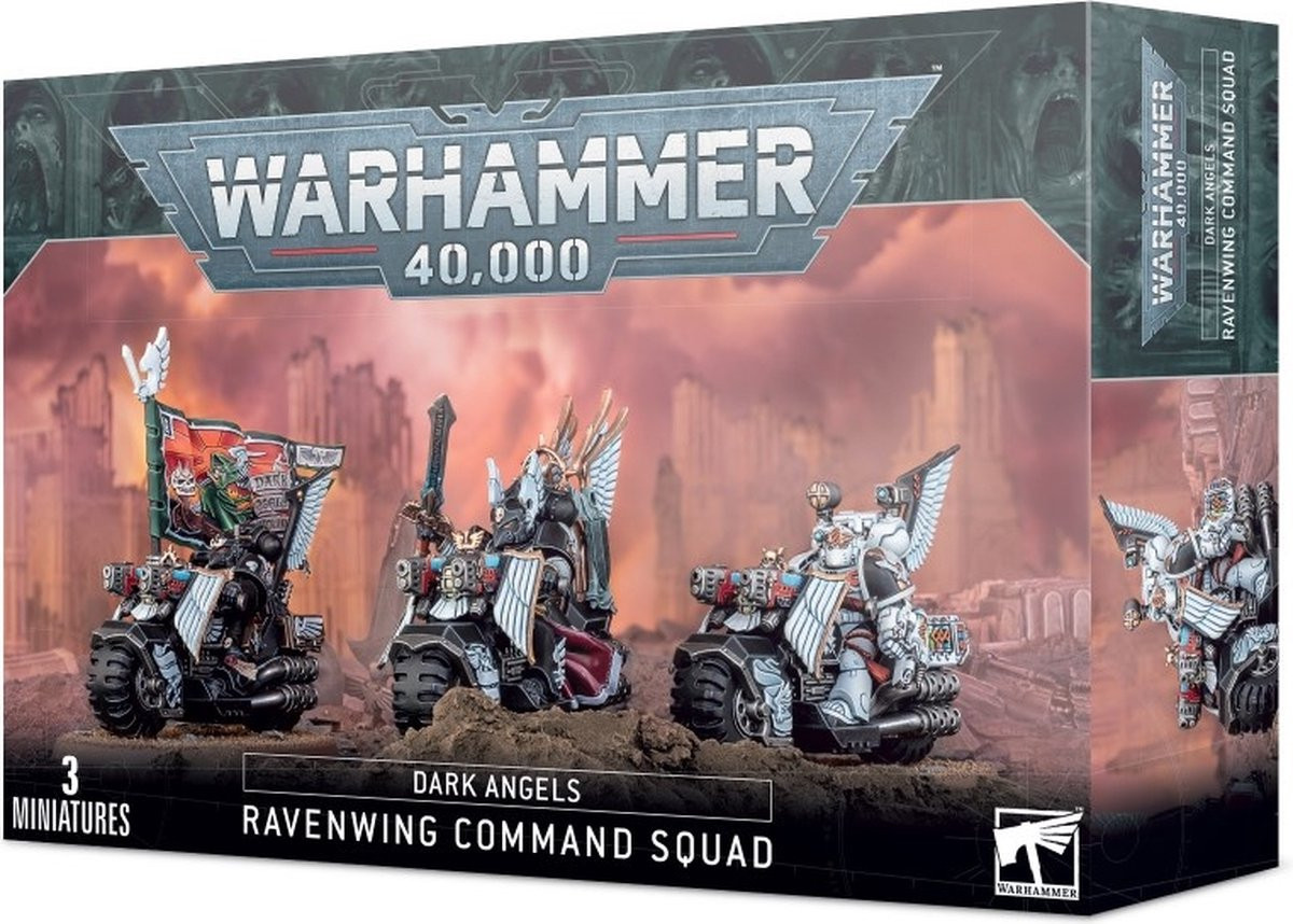 Warhammer 40K - Dark Angels - Ravenwing Command Squad (44-11)