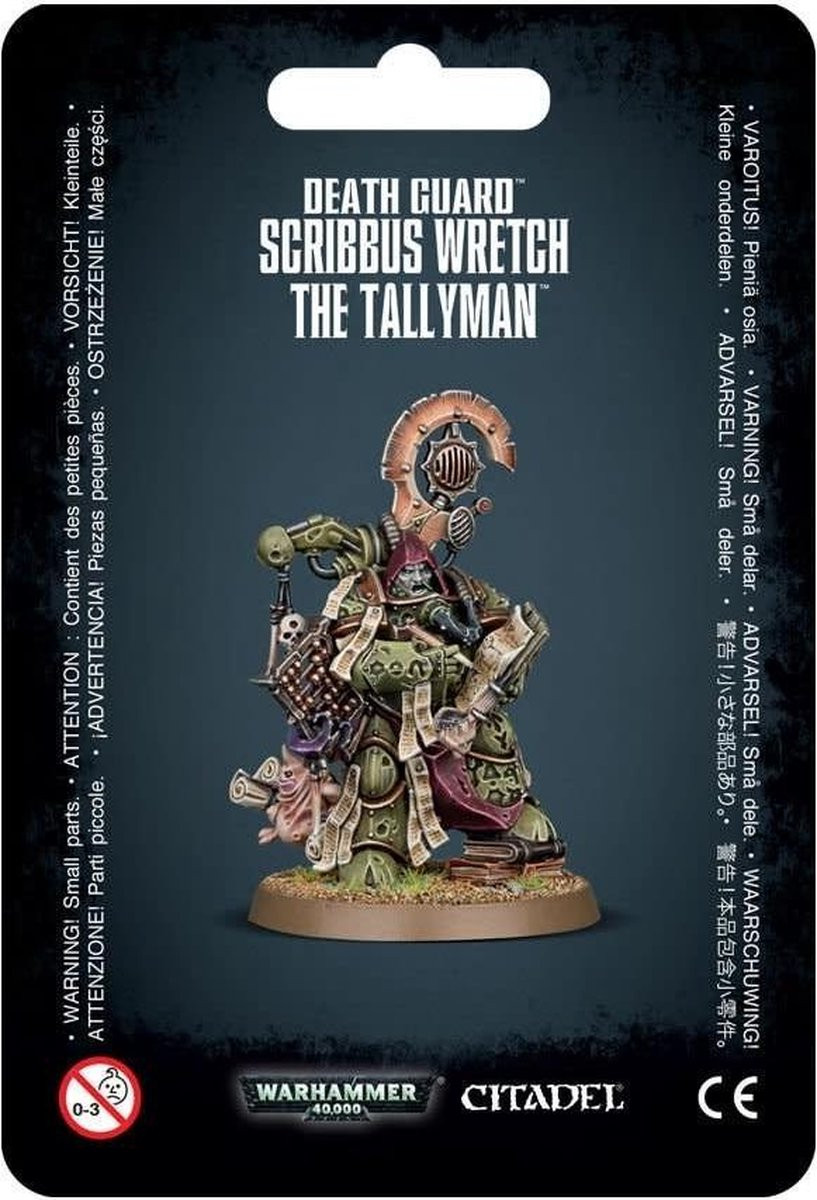 Warhammer 40K - Death Guard - Scribbus Wretch the Tallyman (43-45)