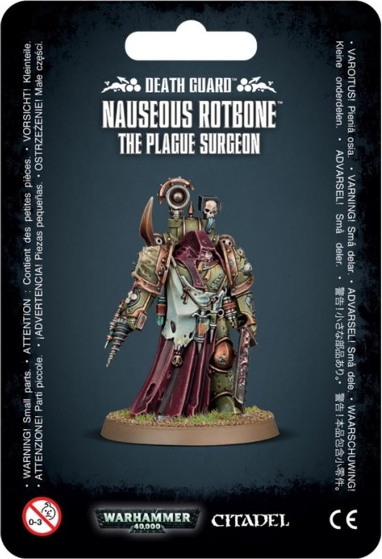 Warhammer 40K - Death Guard - Nauseous Rotbone the Plague Surgeon (43-29)