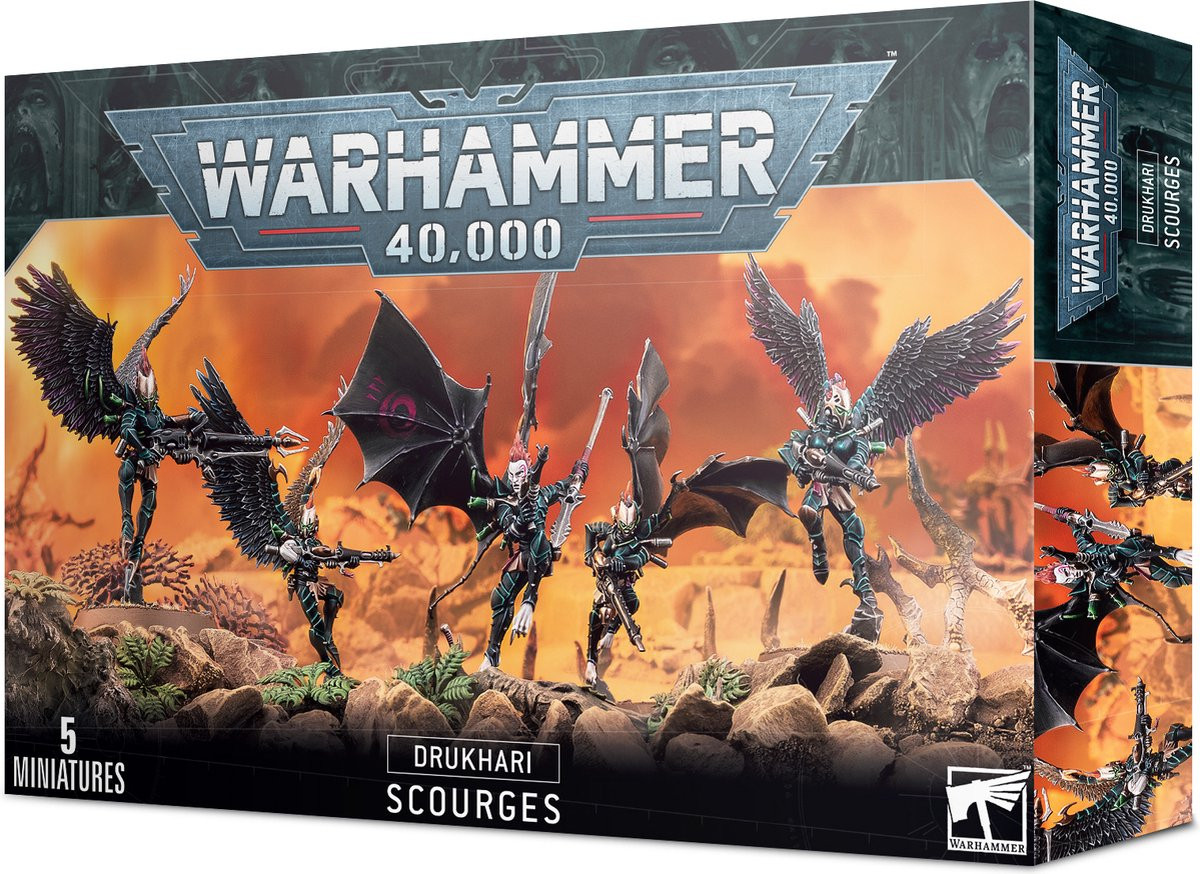 Warhammer 40K - Drukhari Scourges (45-16)