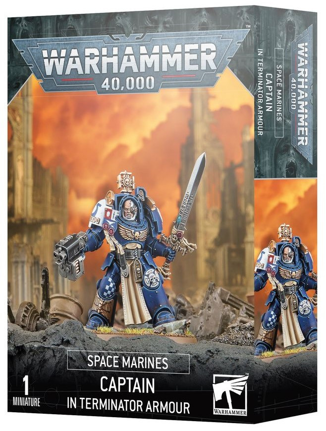 Warhammer 40K - Space Marine - Captain in Gravis Armour