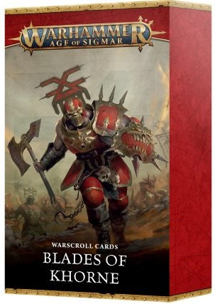 Warhammer Age of Sigmar - Blades of Khorne - Warscroll Cards (83-81) Warhammer Age of Sigmar - Blades of Khorne - Warscroll Cards (83-81)