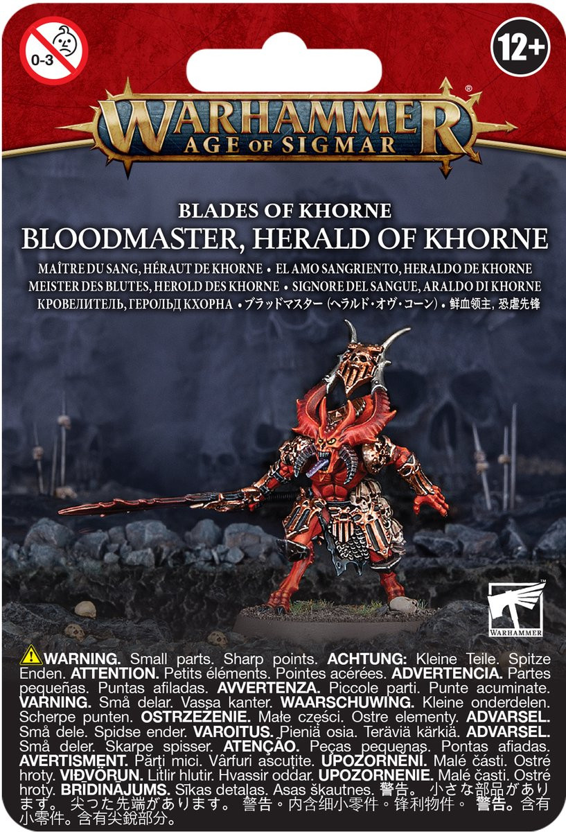 Warhammer Age of Sigmar - Blades of Khorne - Bloodmaster, Herald of Khorne (97-71)