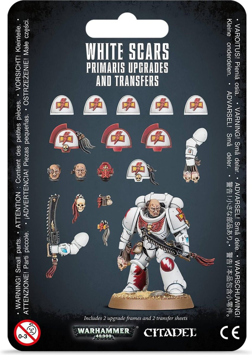 Warhammer 40K - White Scars Primaris Upgrades & Transfers (55-23)