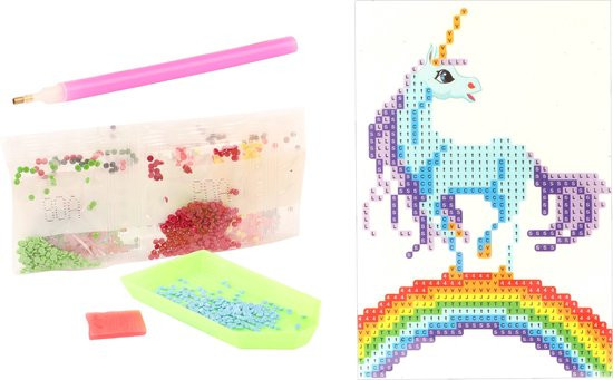 Diamond Painting - (10x15cm) - Unicorn