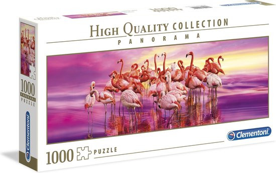 Clementoni legpuzzel 1000 st - Flamingo