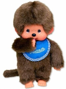 Monchhichi Jongen blauwe slabber (20cm) Monchhichi Jongen blauwe slabber (20cm)