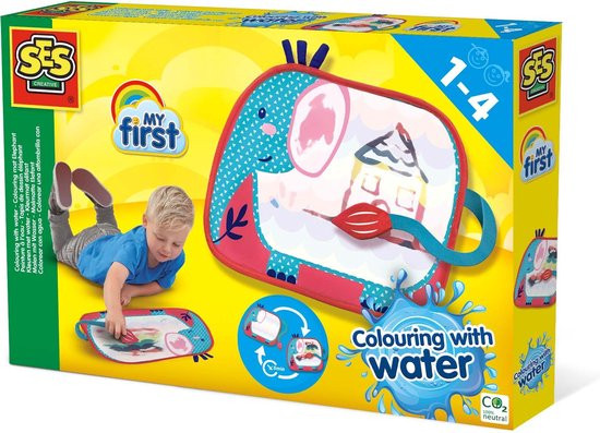 SES - Kleuren met water - Kleurmat olifant