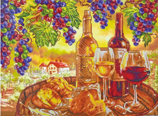 Diamond Dotz ® painting - Les Vins de Campagne