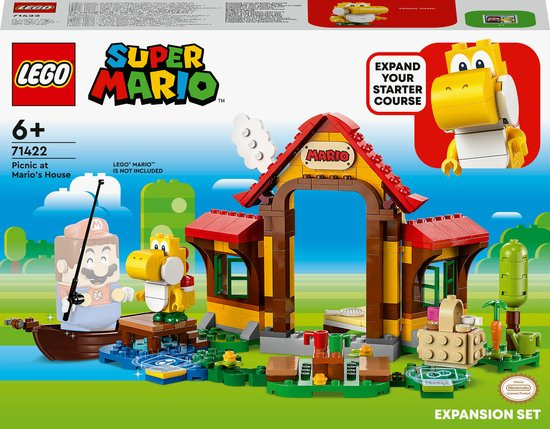 LEGO Super Mario Uitbreidingsset: Picknick bij Mario's huis - 71422 LEGO Super Mario Uitbreidingsset: Picknick bij Mario's huis - 71422