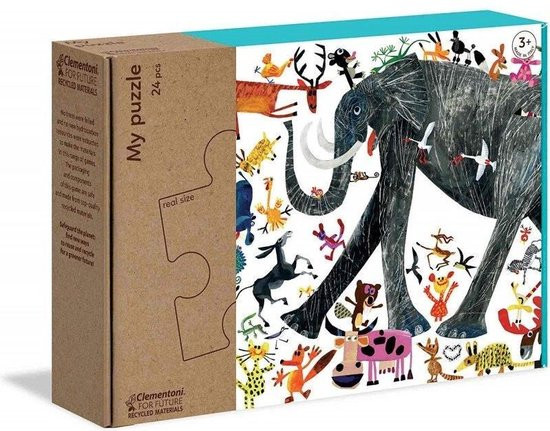Clementoni Legpuzzel 24 stukjes - Olifant
