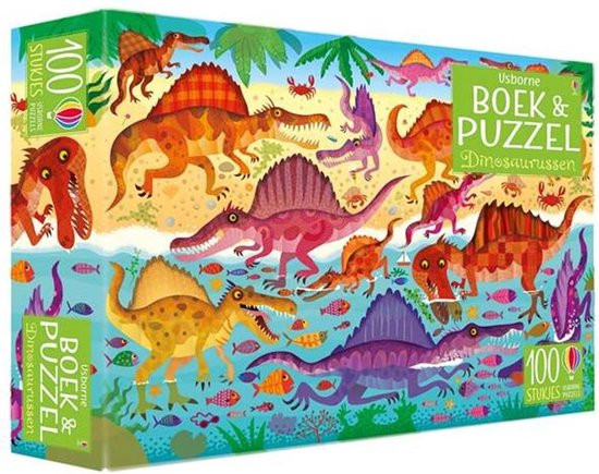 Usborne - Boek & Puzzel - Dinosaurussen (100)
