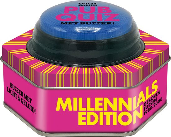 9789464087345 - Pubquiz met buzzer - Millennials edition
