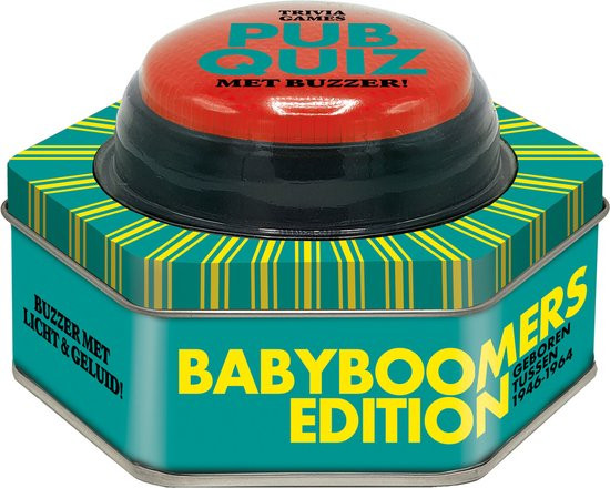 Pubquiz met buzzer - Babyboomers edition